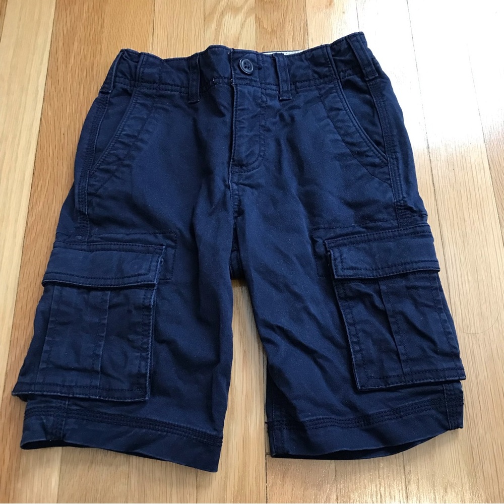 GAP Kids Blue Cargo Shorts, Sz 7 slim